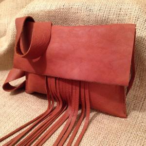 Small Saddle Tan Leather Satchel